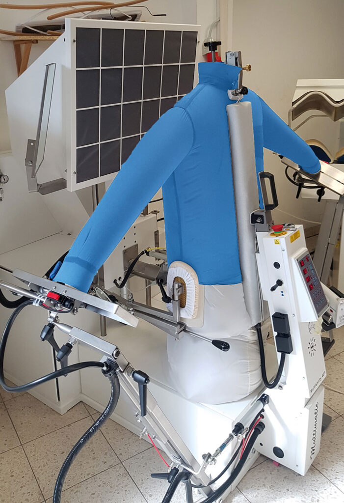 Ironing equipment at WTM Wäscherei