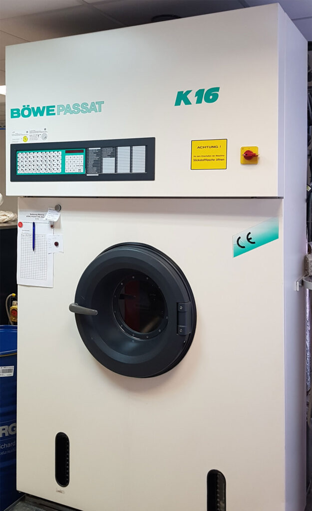 Washing machine at WTM Wäscherei